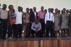 The team after the seminar